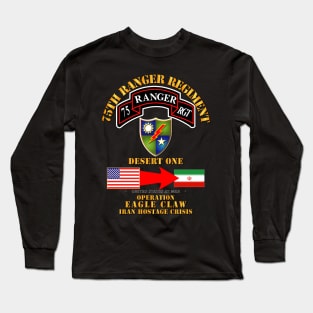 SOF - Operation Eagle Claw - Iran - 75th Ranger Rgt Long Sleeve T-Shirt